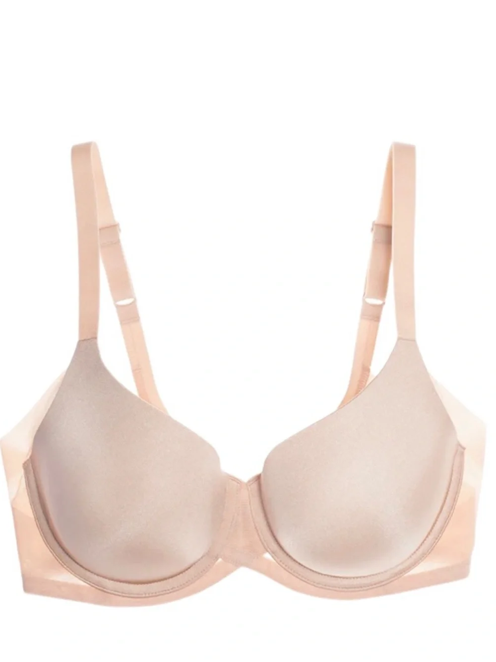 Wacoal Ultimate Side Smoother Seamless Underwire T-Shirt Bra in Sand